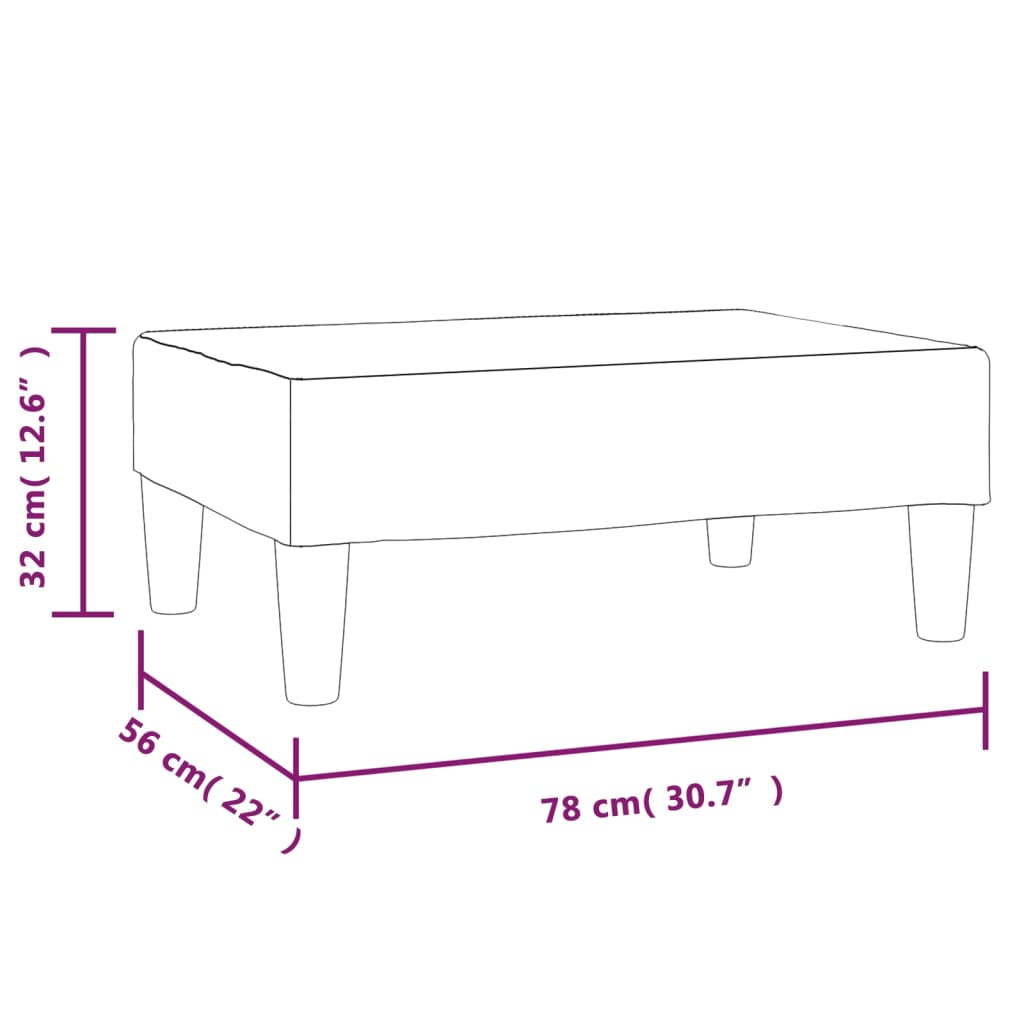 Schlafsofa 2-Sitzer mit 2 Kissen und Fußhocker Gelb Stoff
