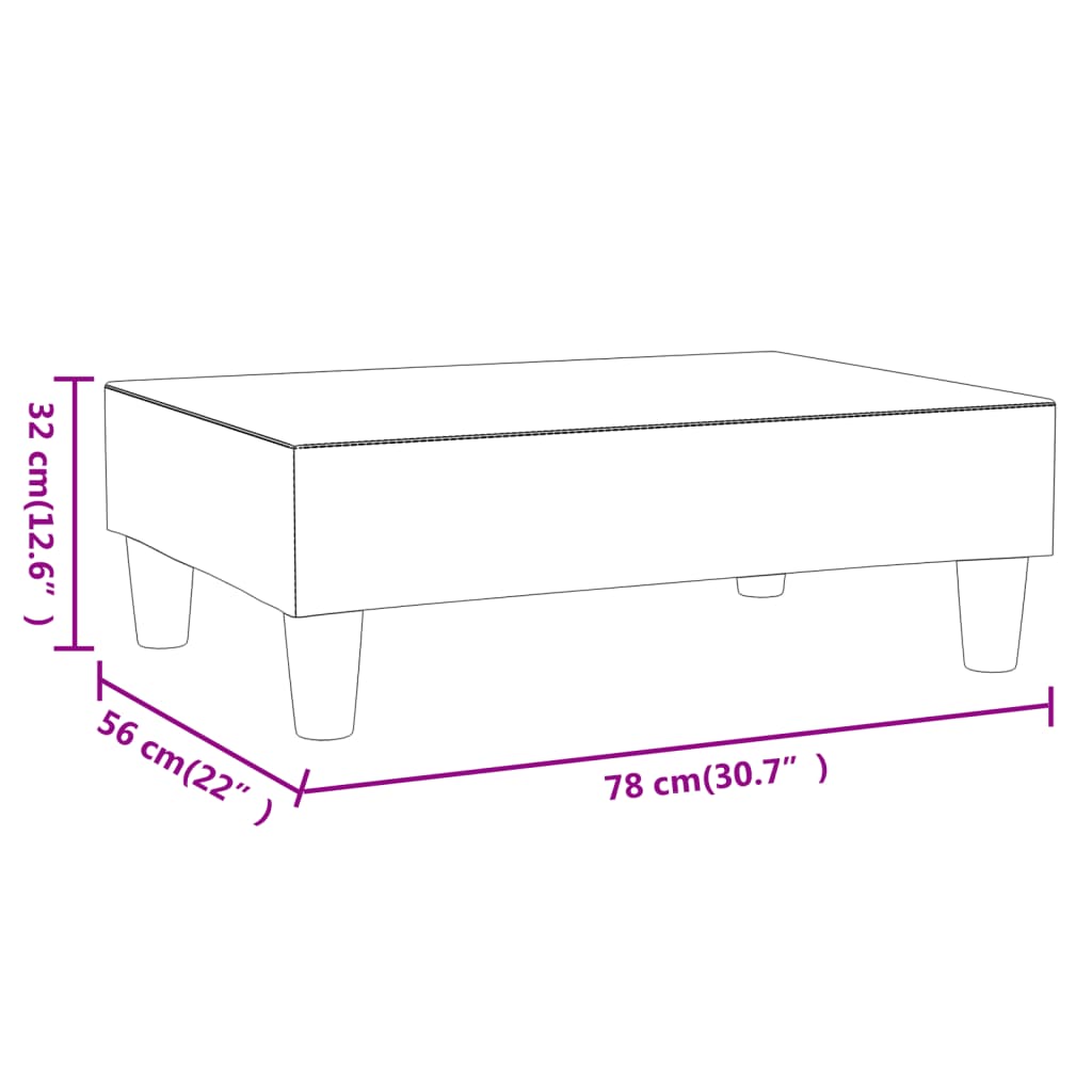 Schlafsofa 2-Sitzer mit Fußhocker Rosa Samt