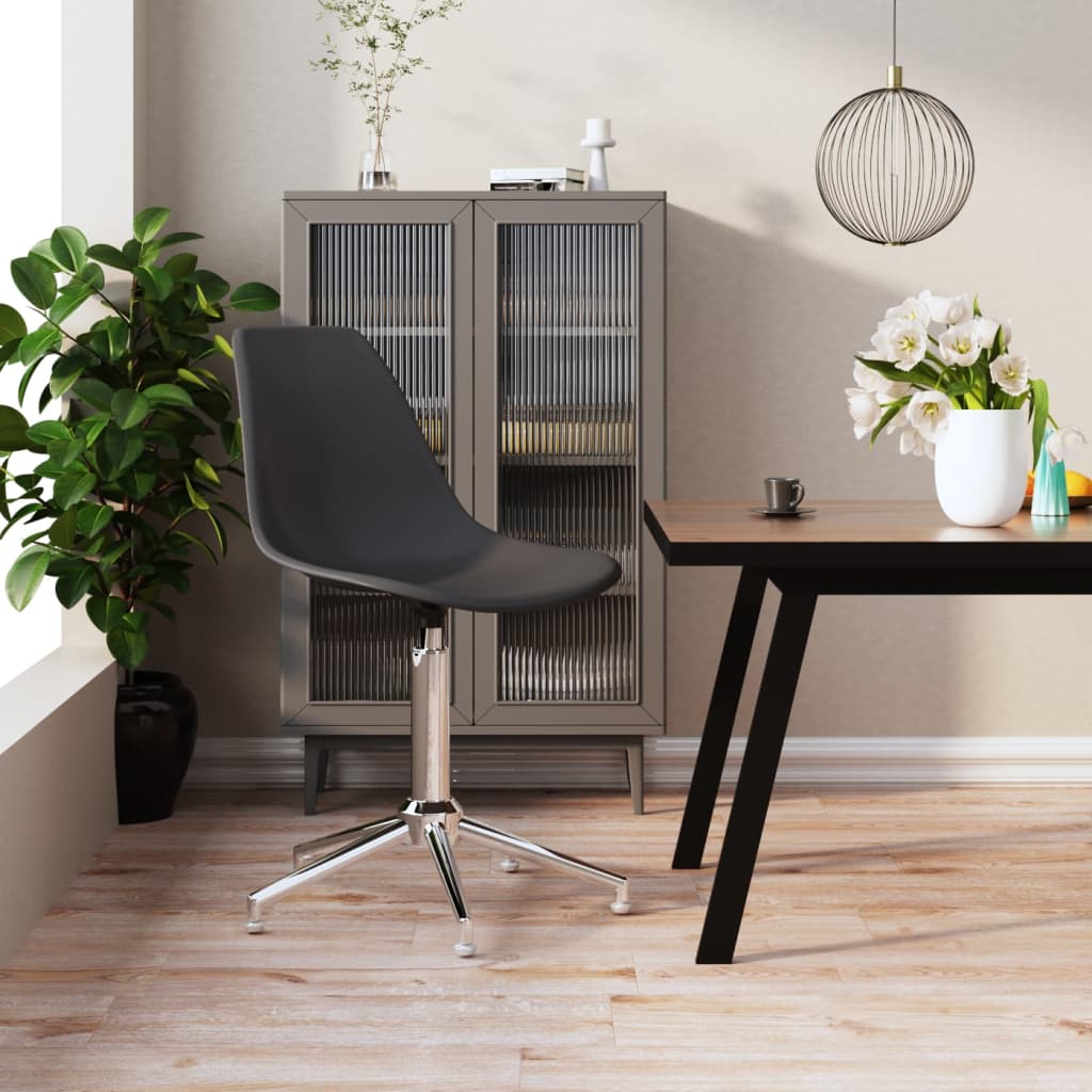 Esszimmerstuhl Drehbar Hellgrau PP