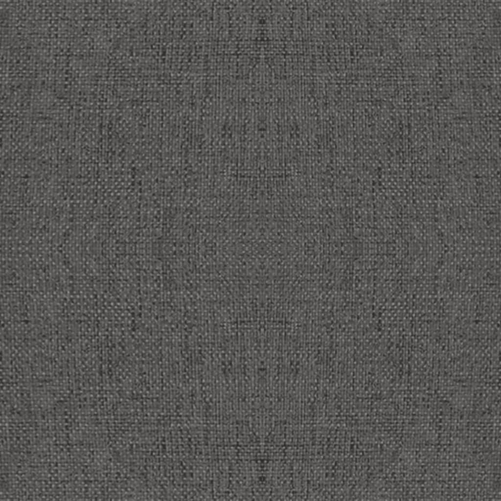 Esszimmerstühle 6 Stk. Drehbar Dunkelgrau Stoff