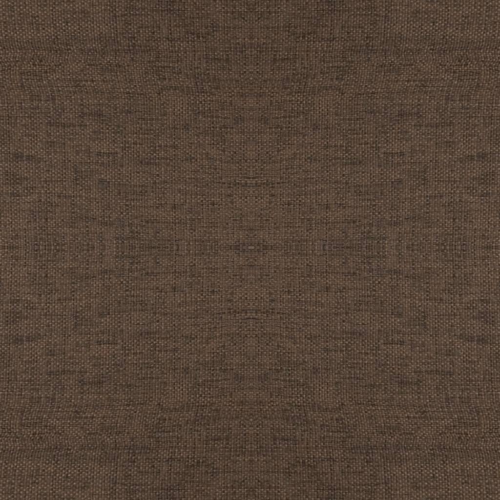 Esszimmerstuhl Drehbar Braun Stoff