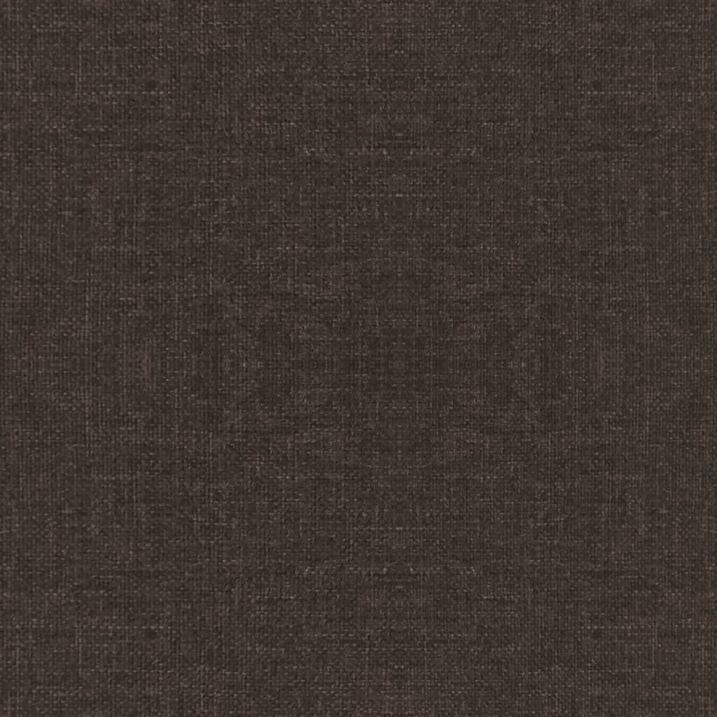 Esszimmerstuhl Drehbar Dunkelbraun Stoff