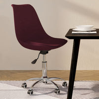 Thumbnail for Esszimmerstuhl Drehbar Lila Stoff