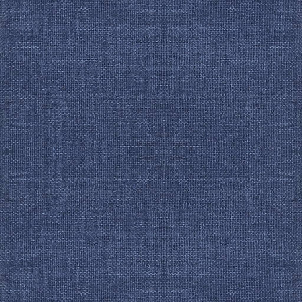 Esszimmerstühle 4 Stk. Drehbar Blau Stoff