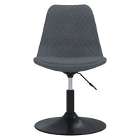 Thumbnail for Esszimmerstühle 6 Stk. Drehbar Dunkelgrau Samt