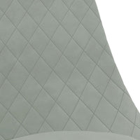 Thumbnail for Esszimmerstühle 4 Stk. Drehbar Hellgrau Stoff