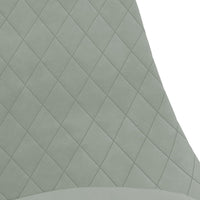 Thumbnail for Esszimmerstühle 6 Stk. Drehbar Hellgrau Stoff