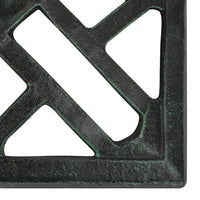 Thumbnail for Sonnenschirmständer Grün 44x44x31 cm Gusseisen