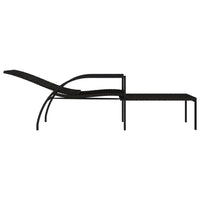 Thumbnail for Sonnenliegen 2 Stk. mit Fußhocker PE-Rattan Braun