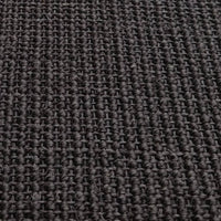 Thumbnail for Teppich Natur Sisal 66x200 cm Schwarz