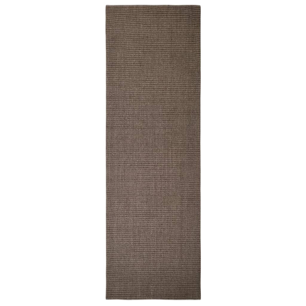 Teppich Natur Sisal 80x250 cm Braun