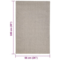 Thumbnail for Teppich Natur Sisal 66x100 cm Sandfarbe