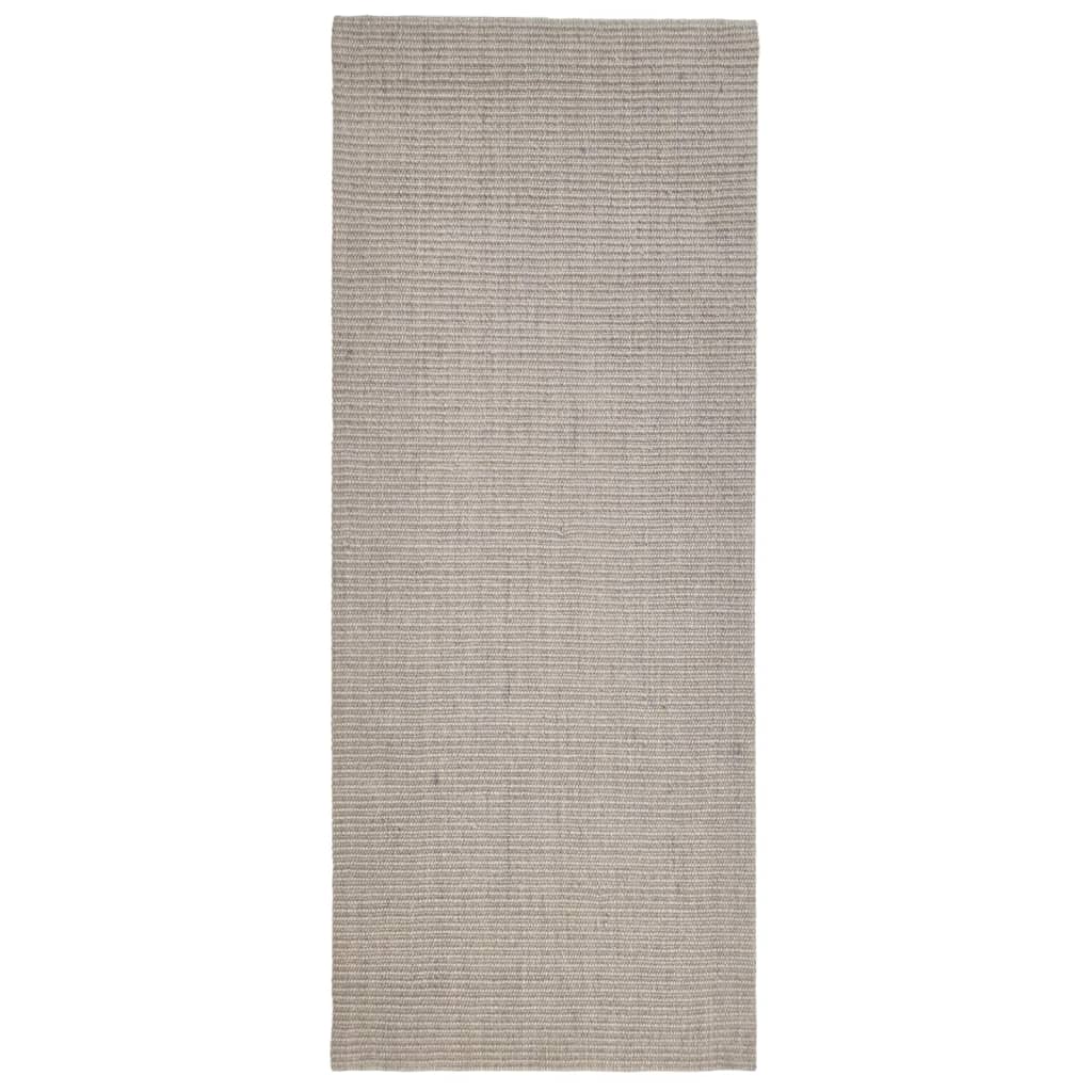 Teppich Natur Sisal 80x200 cm Sandfarbe