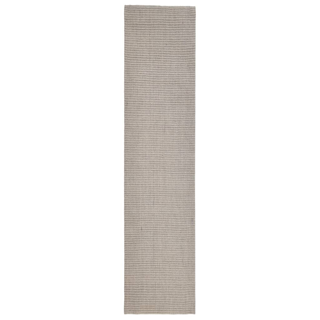 Teppich Natur Sisal 80x350 cm Sandfarbe