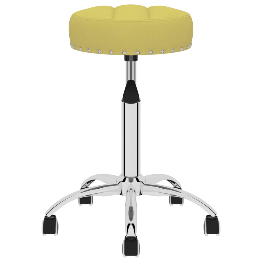 Esszimmerstühle 4 Stk. Drehbar Grün Stoff