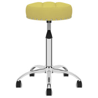 Thumbnail for Esszimmerstühle 4 Stk. Drehbar Grün Stoff