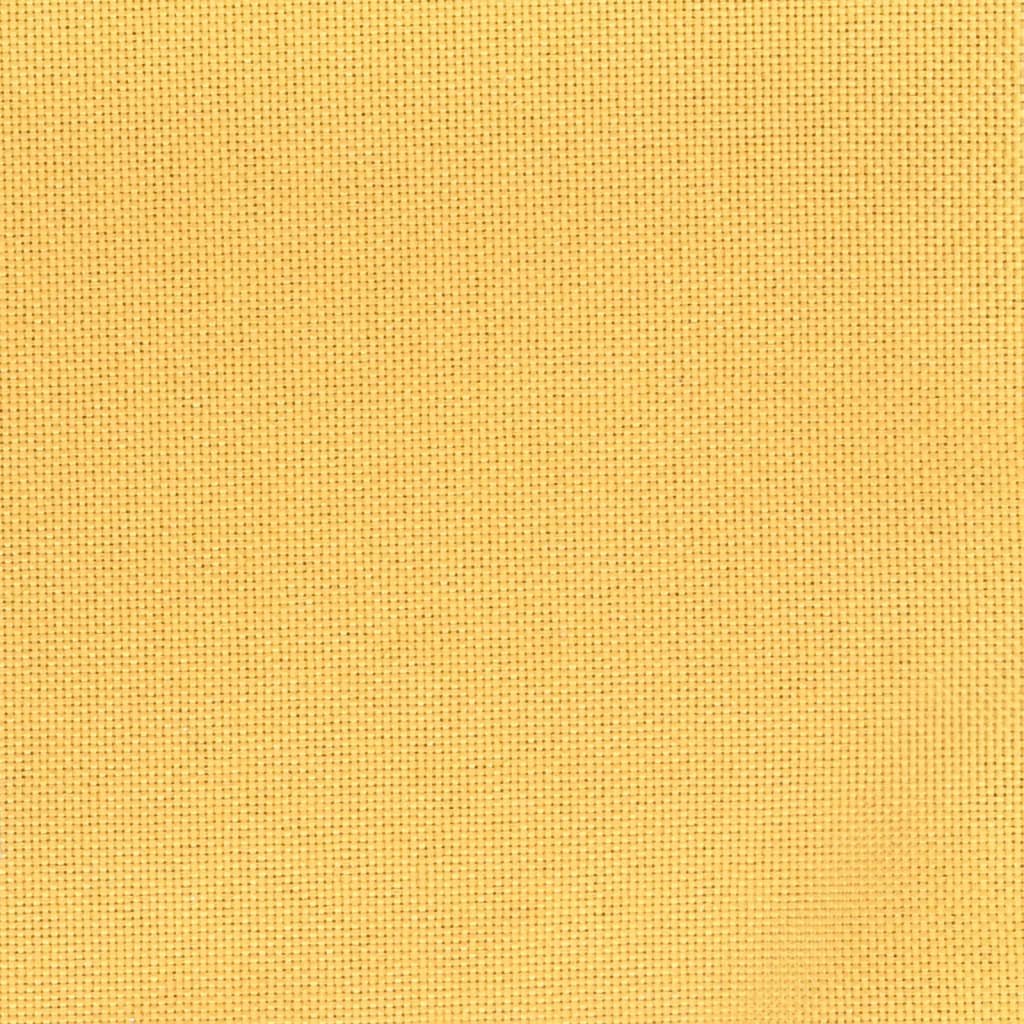 Esszimmerstühle 4 Stk. Drehbar Gelb Stoff