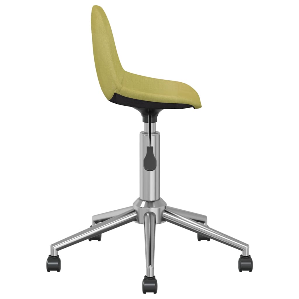 Esszimmerstühle 6 Stk. Drehbar Grün Stoff