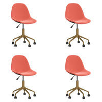 Thumbnail for 3086099 vidaXL Swivel Dining Chairs 4 pcs Pink Velvet(2x333500)