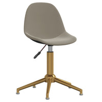 Thumbnail for Esszimmerstühle 4 Stk. Drehbar Hellgrau Samt