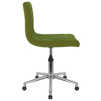 Thumbnail for Esszimmerstühle 4 Stk. Drehbar Hellgrün Samt