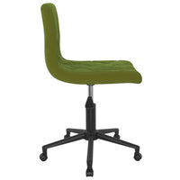 Thumbnail for Esszimmerstühle 4 Stk. Drehbar Hellgrün Samt