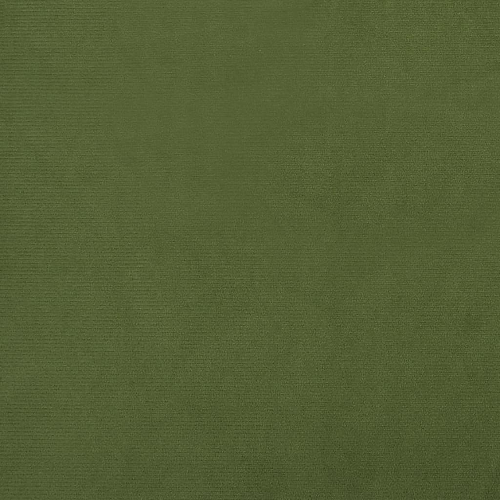 Esszimmerstühle 4 Stk. Drehbar Hellgrün Samt