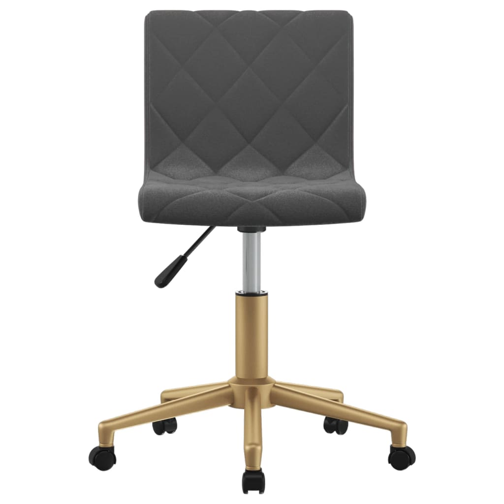 Esszimmerstühle 6 Stk. Drehbar Dunkelgrau Samt