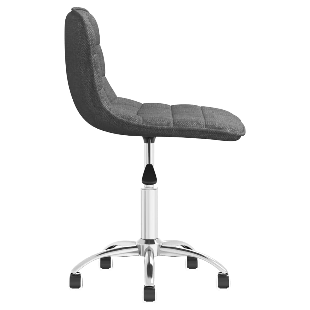 Esszimmerstühle 4 Stk. Drehbar Hellgrau Stoff