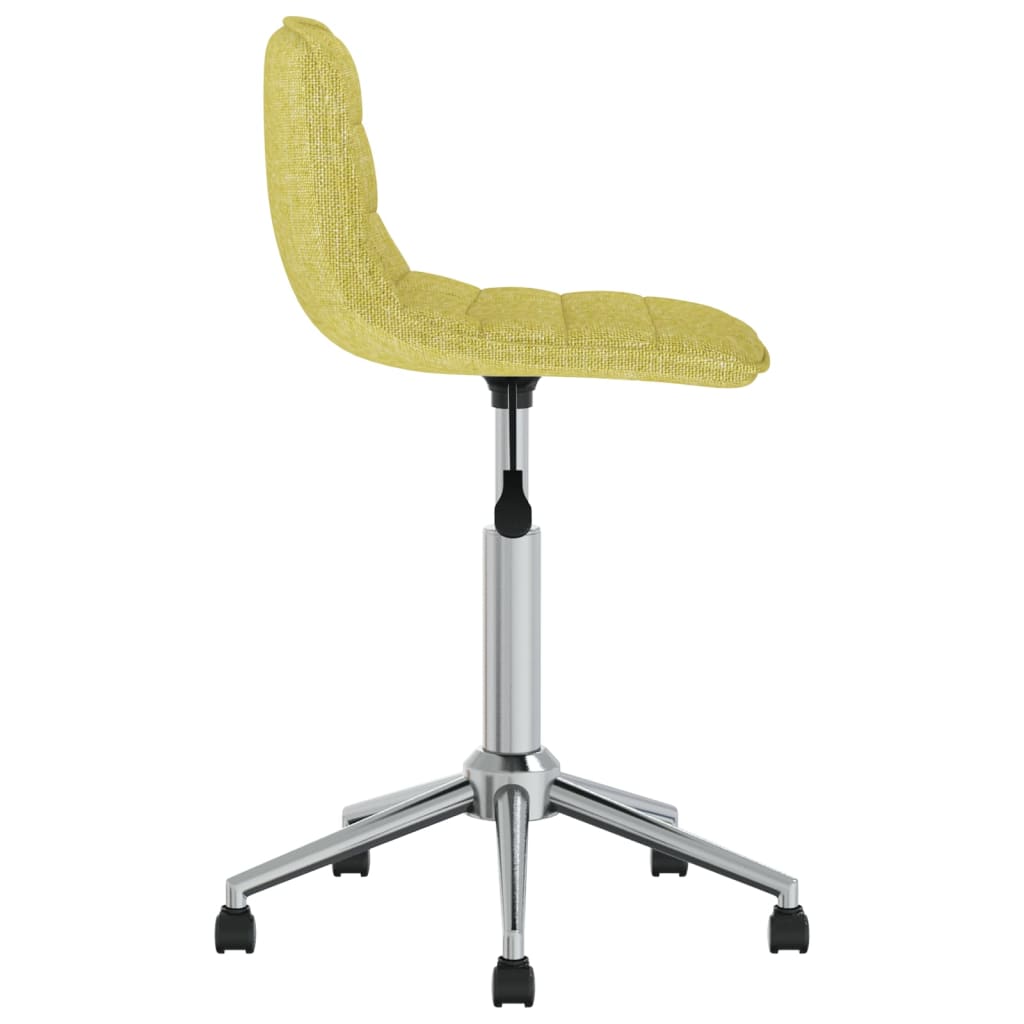 Esszimmerstühle 4 Stk. Drehbar Grün Stoff