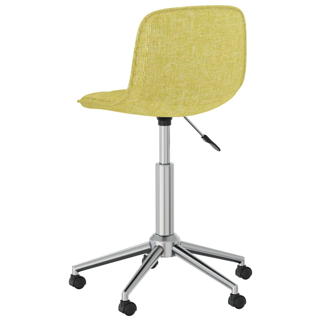 Esszimmerstühle 4 Stk. Drehbar Grün Stoff