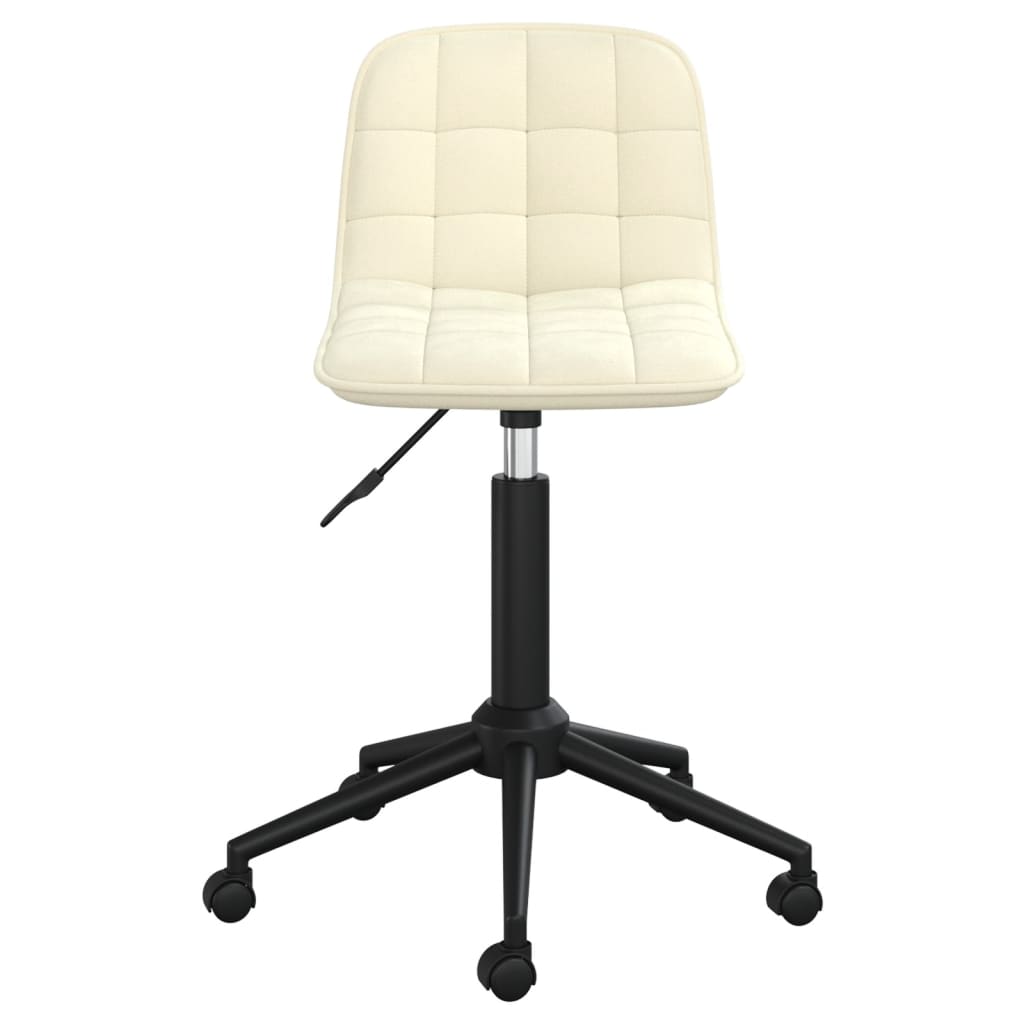 Esszimmerstühle 4 Stk. Drehbar Creme Samt