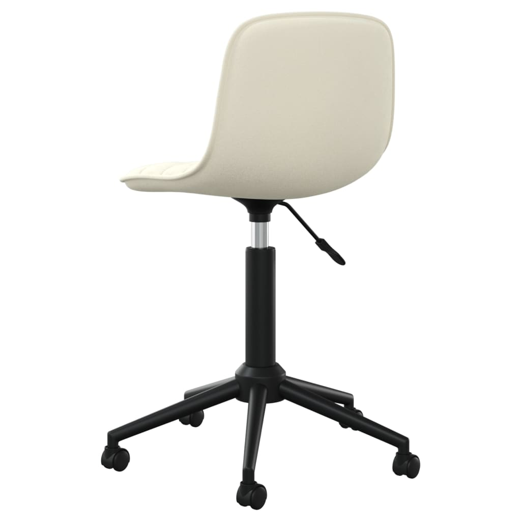 Esszimmerstühle 4 Stk. Drehbar Creme Samt