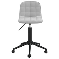 Thumbnail for Esszimmerstühle 6 Stk. Drehbar Hellgrau Samt