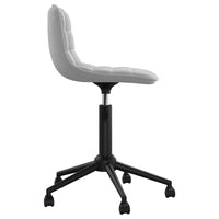 Thumbnail for Esszimmerstühle 6 Stk. Drehbar Hellgrau Samt