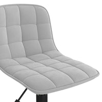 Thumbnail for Esszimmerstühle 6 Stk. Drehbar Hellgrau Samt