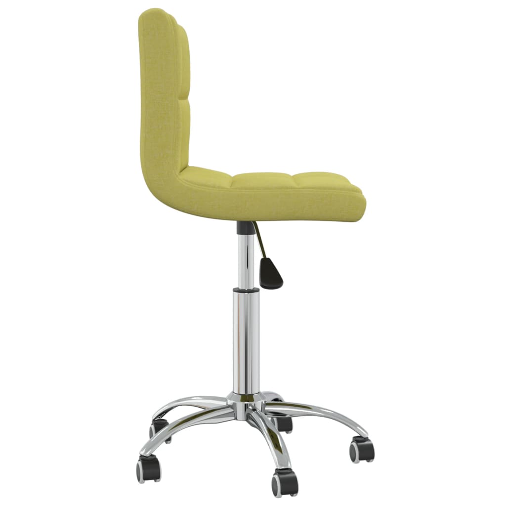 Esszimmerstühle 4 Stk. Drehbar Grün Stoff