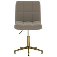 Thumbnail for Esszimmerstühle 4 Stk. Drehbar Hellgrau Samt