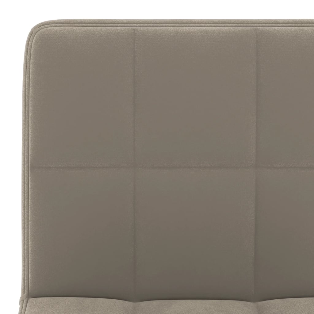 Esszimmerstühle 4 Stk. Drehbar Hellgrau Samt