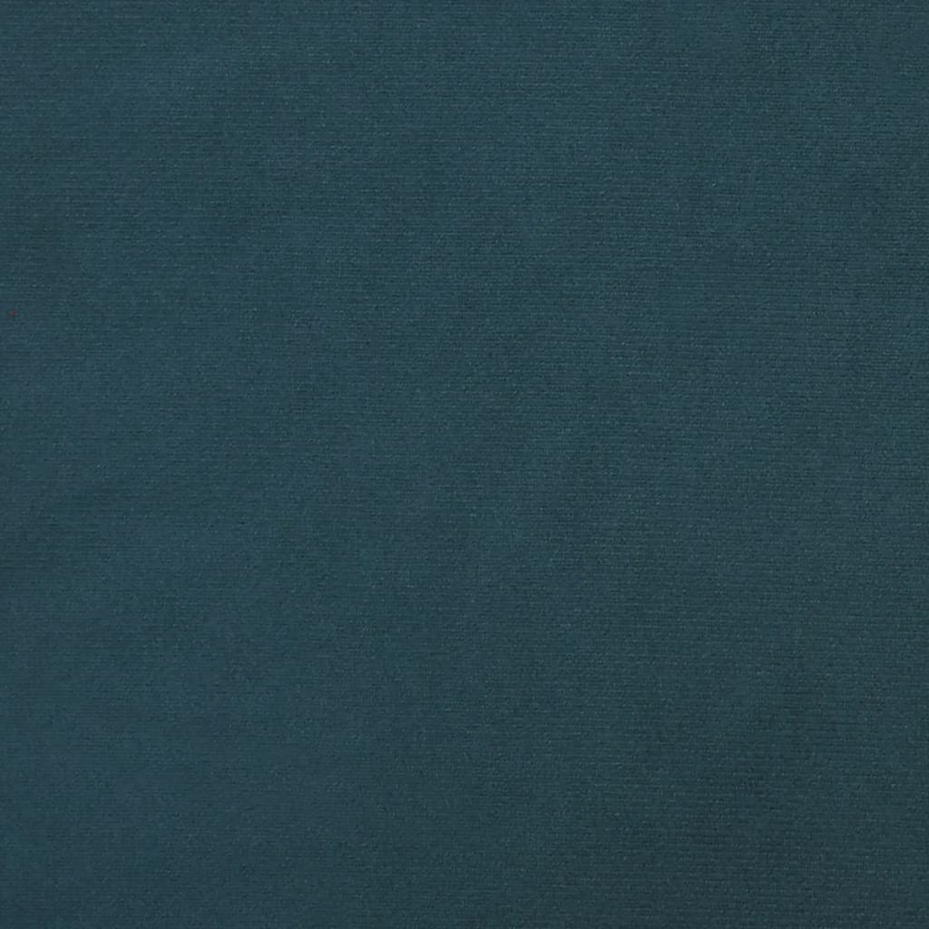 Esszimmerstühle 4 Stk. Drehbar Blau Samt