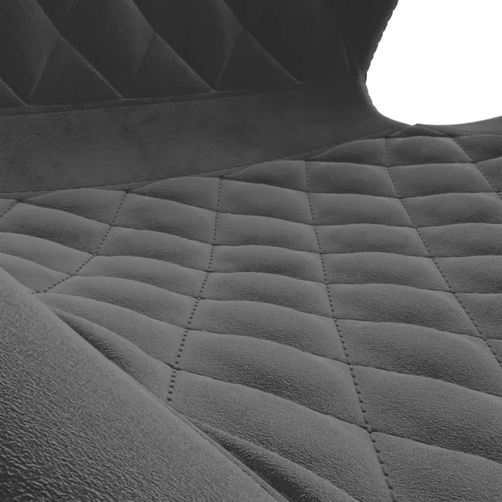 Esszimmerstühle 4 Stk. Drehbar Dunkelgrau Samt