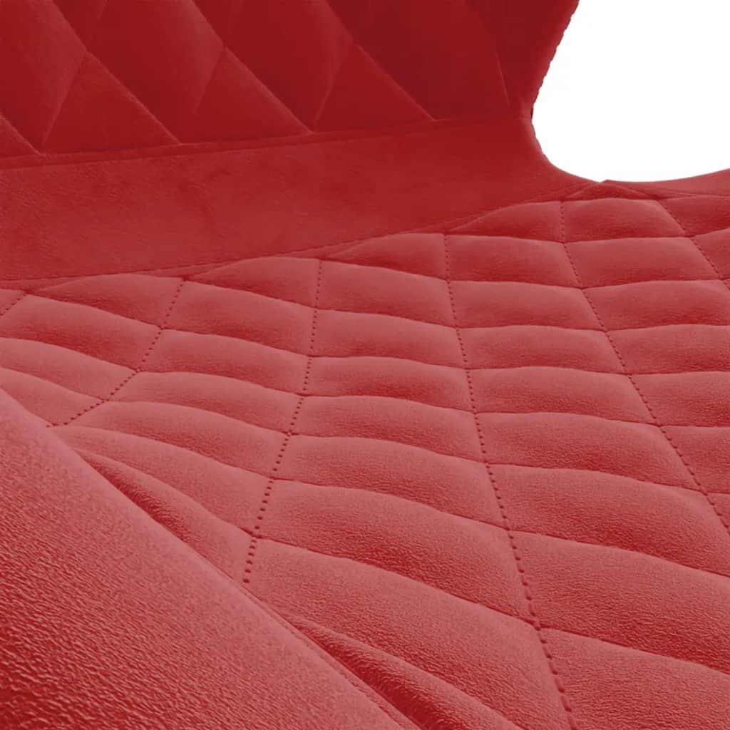 Esszimmerstühle 4 Stk. Drehbar Weinrot Samt