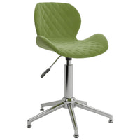 Thumbnail for Esszimmerstühle 6 Stk. Drehbar Hellgrün Samt