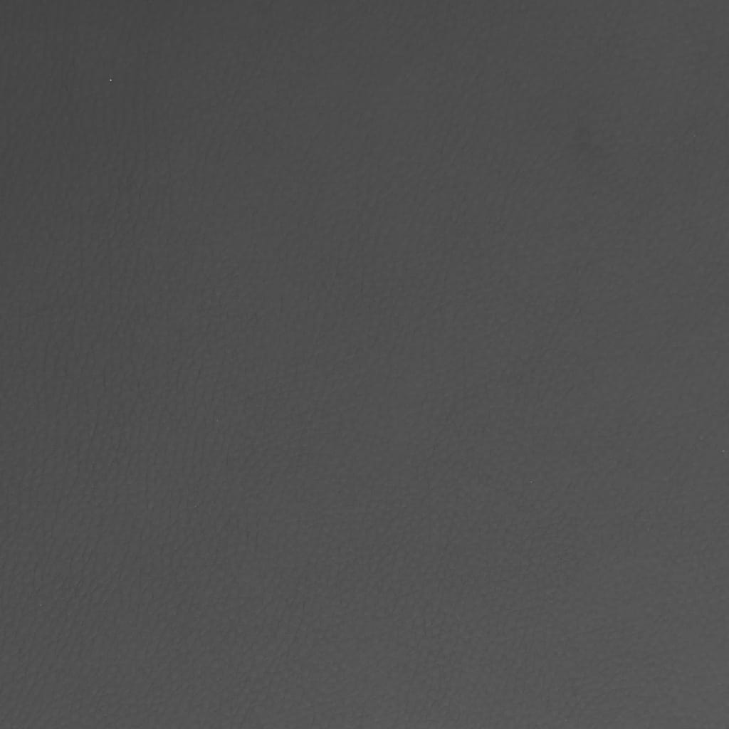 Esszimmerstühle 6 Stk. Drehbar Grau Kunstleder