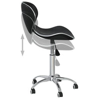 Thumbnail for Esszimmerstühle 6 Stk. Drehbar Schwarz Kunstleder