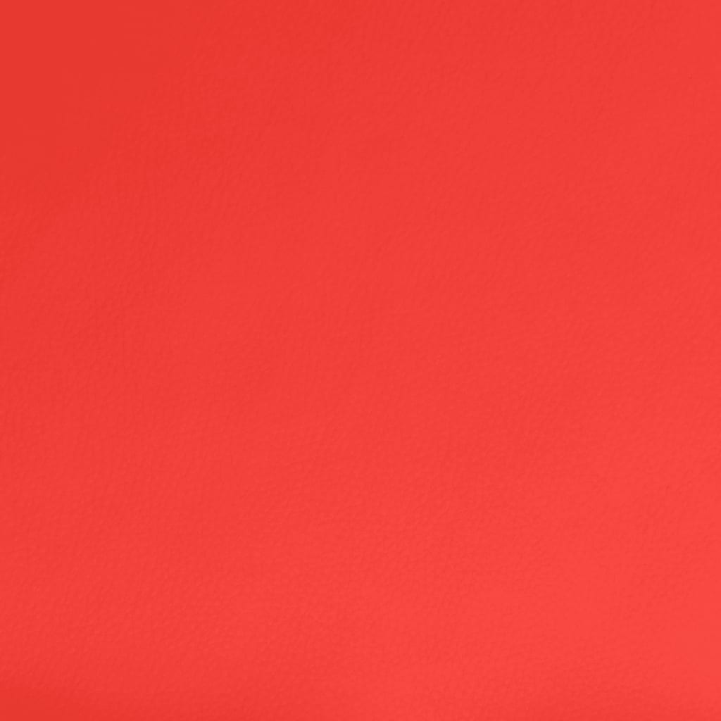 Esszimmerstühle 4 Stk. Drehbar Rot und Weiß Kunstleder