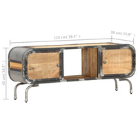 Thumbnail for TV-Schrank 110x30x42 cm Massivholz Mango