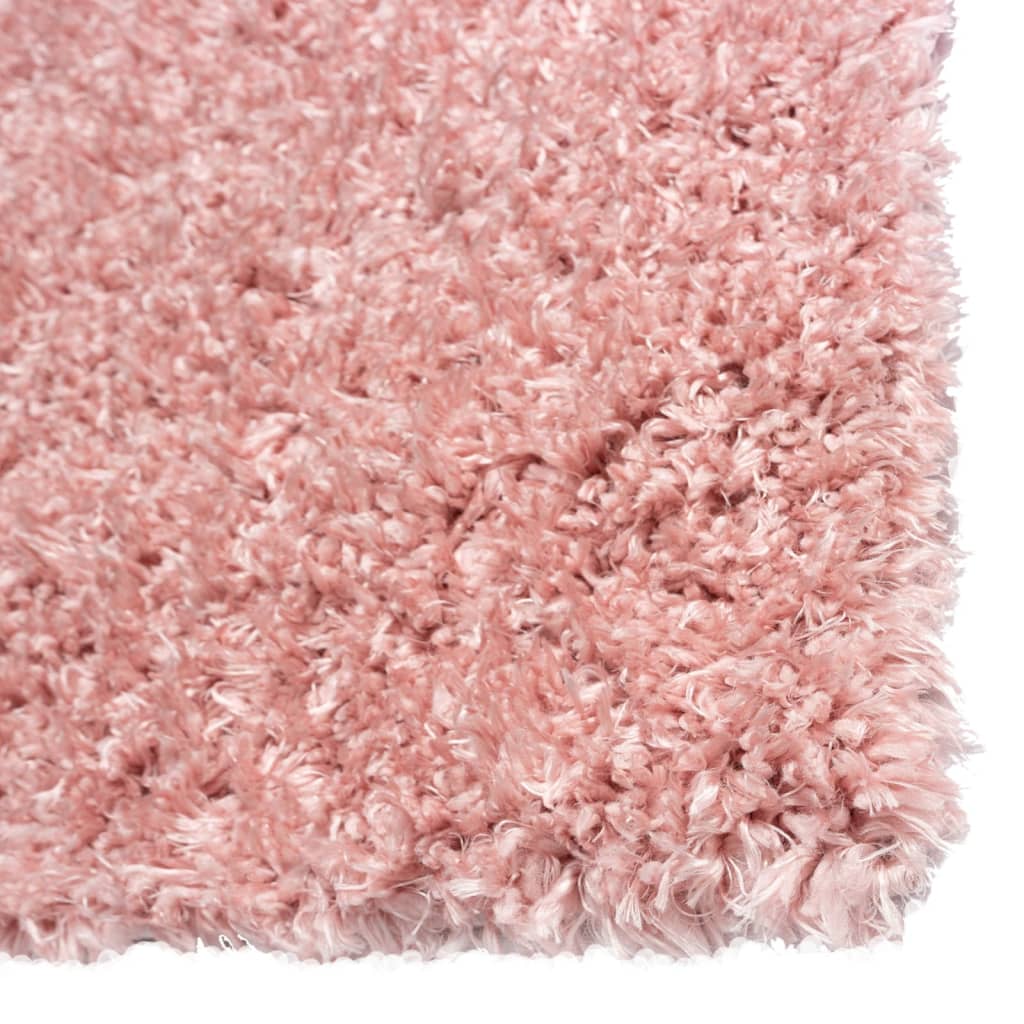Shaggy-Teppich Hochflor Rosa 120x170 cm 50 mm