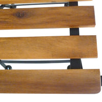 Thumbnail for Klappbare Gartenstühle 4 Stk. Stahl und Massivholz Akazie