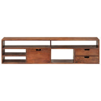 Thumbnail for TV-Schrank 140x30x35 cm Massivholz Akazie